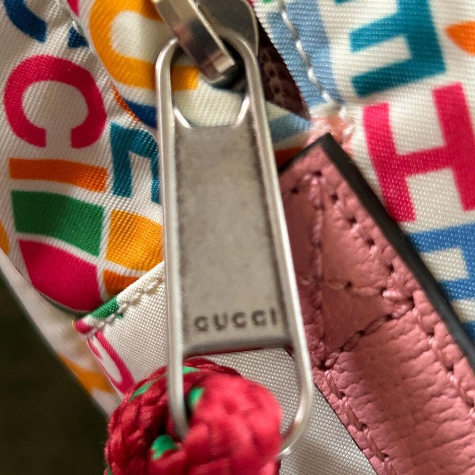 Gucci NWT GUCCI The North Face M Nylon Leather Backpack White Size ONE SIZE - 6 Thumbnail