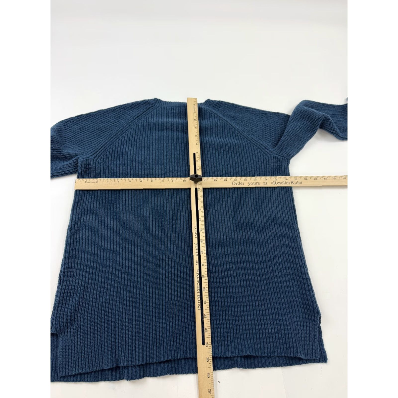Vintage Chadwicks Sweater Womens Large Blue Cotton Acrylic Raglan Knit Pullover Crew Neck Casual M Size L / US 10 / IT 46 - 6 Thumbnail