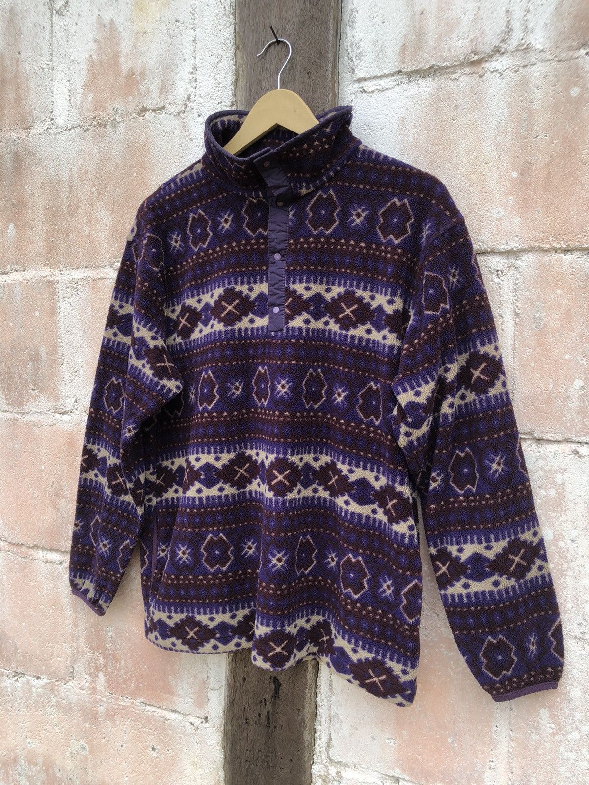 L.L. Bean L.L Beans Fleece Jacket Inspired Coogi Design Size US M / EU 48-50 / 2 - 3 Thumbnail