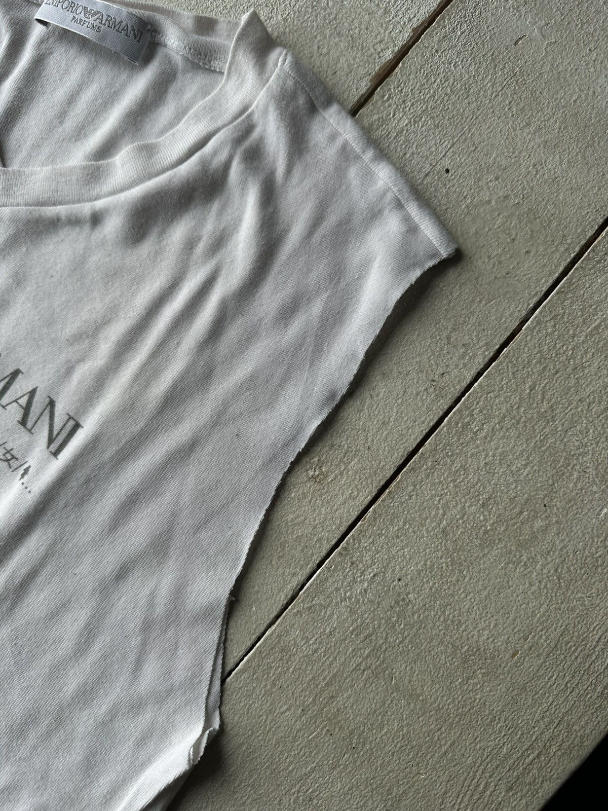 Armani 🚨VNTG Emporio Armani Jeans big monogram TANK TOP big logo Size US S / EU 44-46 / 1 - 7 Thumbnail