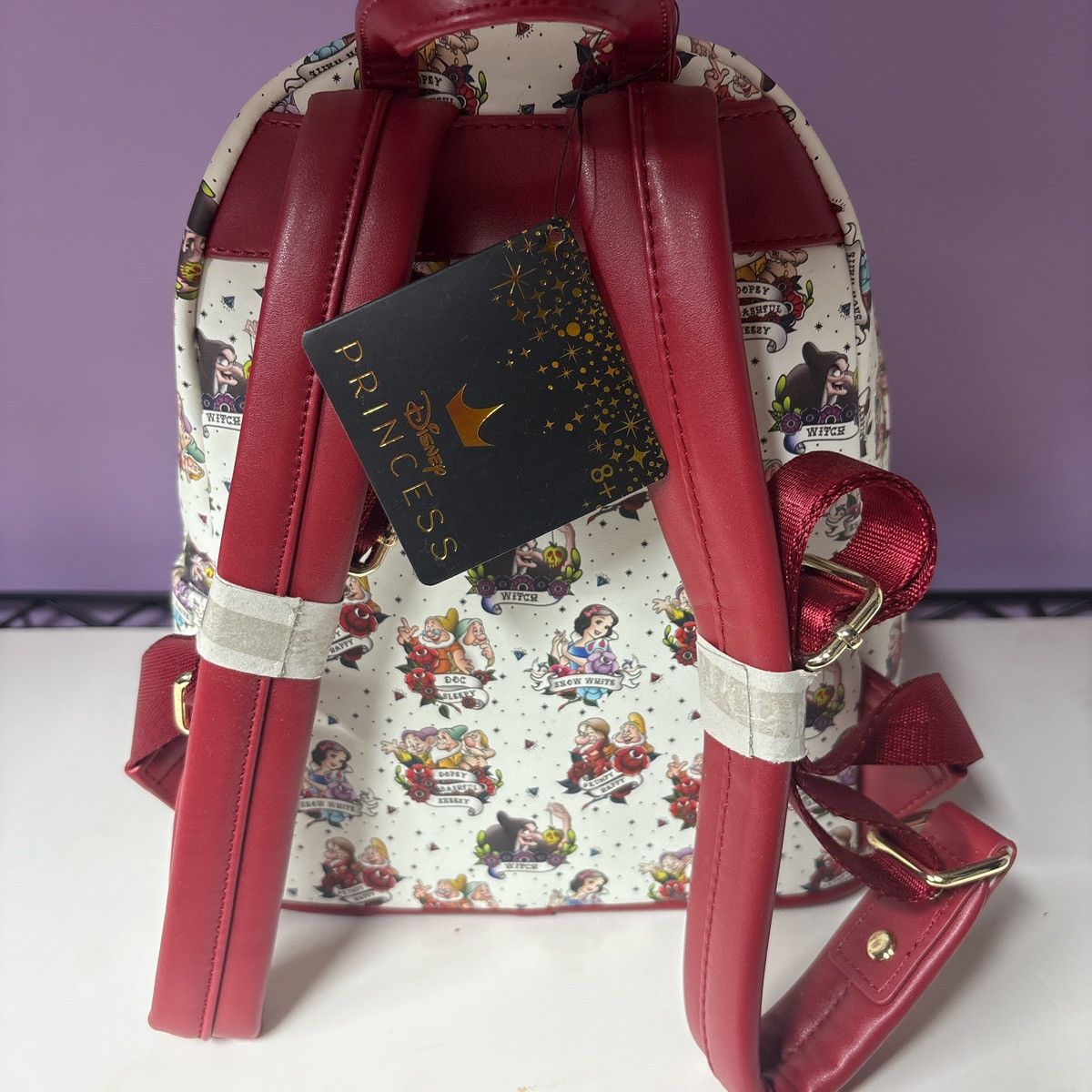 Disney Loungefly NWT snow white mini backpack Size ONE SIZE - 3 Thumbnail