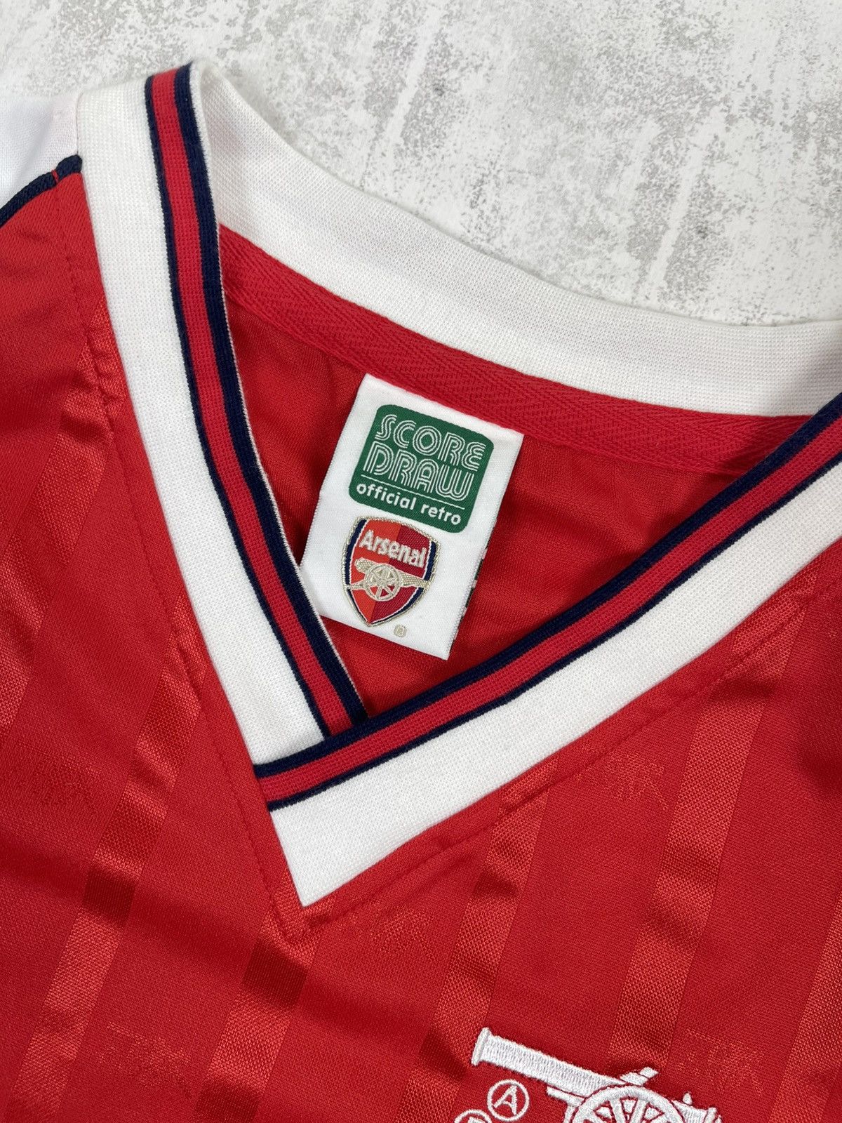 Other Paul Merson Signed Arsenal 1988/90 Home Retro Jersey JVC Size US XL / EU 56 / 4 - 4 Thumbnail