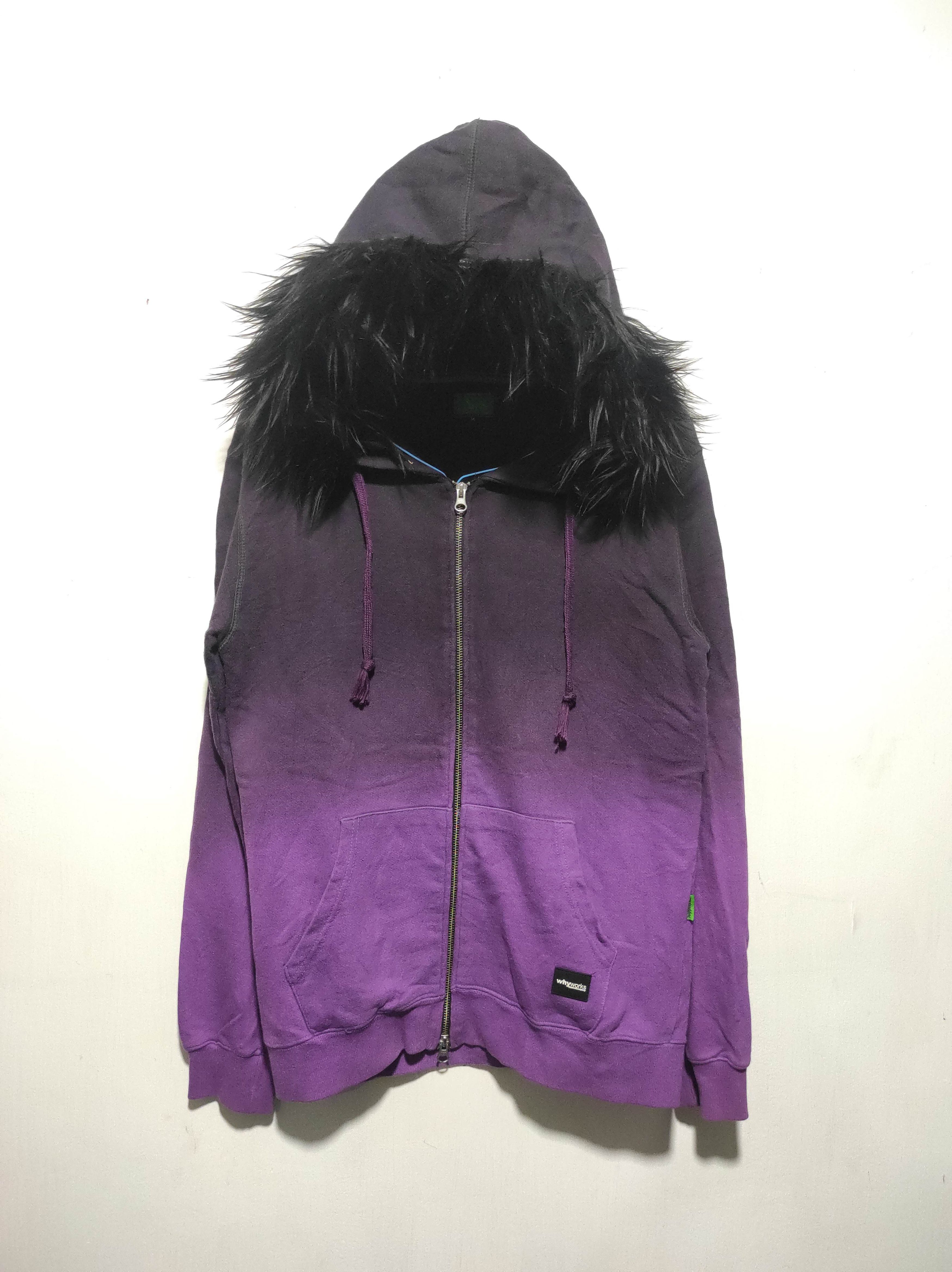 Hysteric Glamour Why Works Gradation Double Zipper Fur Hoodie LGB style Size US M / EU 48-50 / 2 - 10 Thumbnail