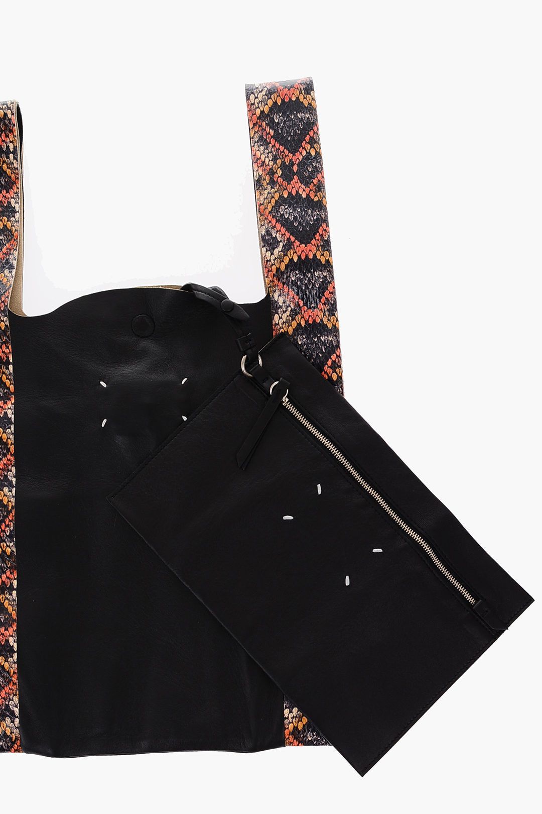 Maison Margiela og1mm1224 Size: OS / Leather Tote Bag in Black Size ONE SIZE - 4 Thumbnail