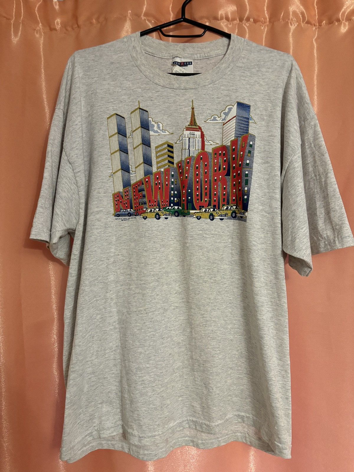 Jerzees New Yourk 1999 Twin Tower Vinatage T Shirt Xl Size US XL / EU 56 / 4 - 1 Thumbnail