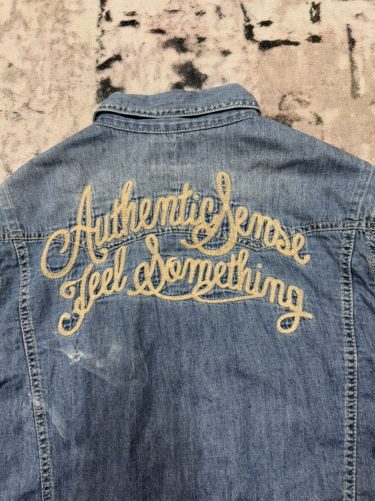 Japanese Brand Stooge & Co Union Made Button Chambray Denim Jacket Size US S / EU 44-46 / 1 - 15 Thumbnail