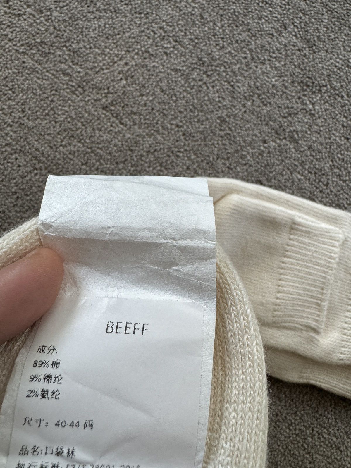 Japanese Brand BEFFF Side Pocket Socks Size ONE SIZE - 7 Thumbnail