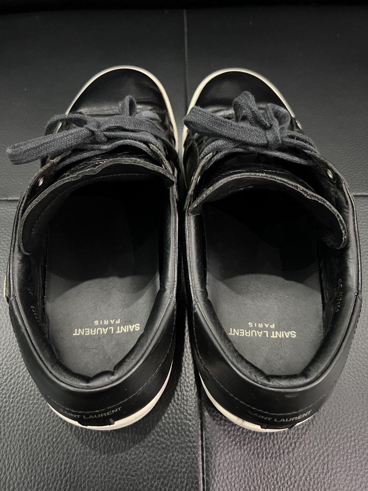 Saint Laurent Paris Saint Laurent Heart & Lightning Studded Sneakers Size US 9 / EU 42 - 15 Thumbnail