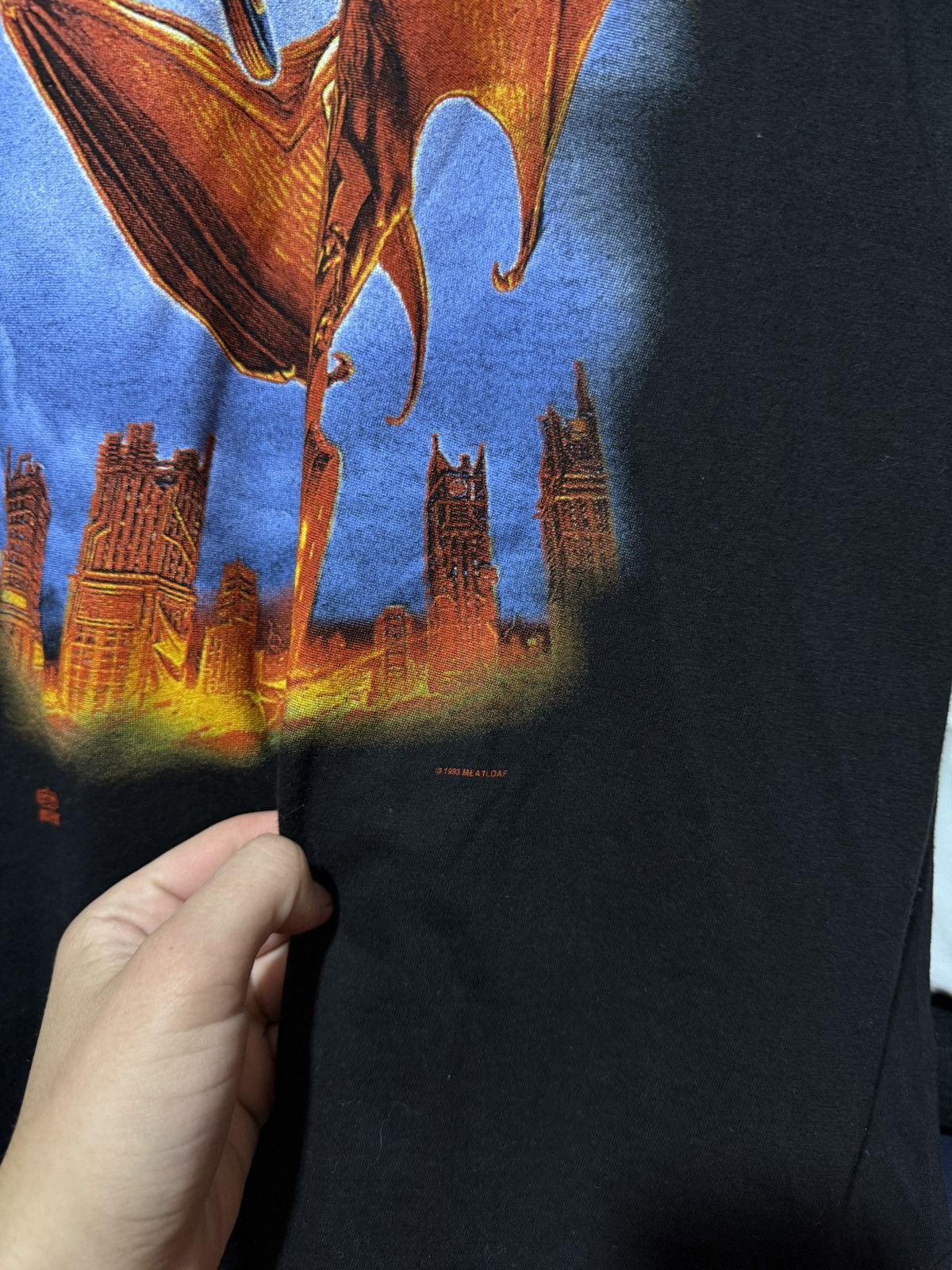 Vintage Vintage 1994 Meat Loaf World tour 93 94 95 Rock Band T-Shirt Size US XL / EU 56 / 4 - 7 Thumbnail