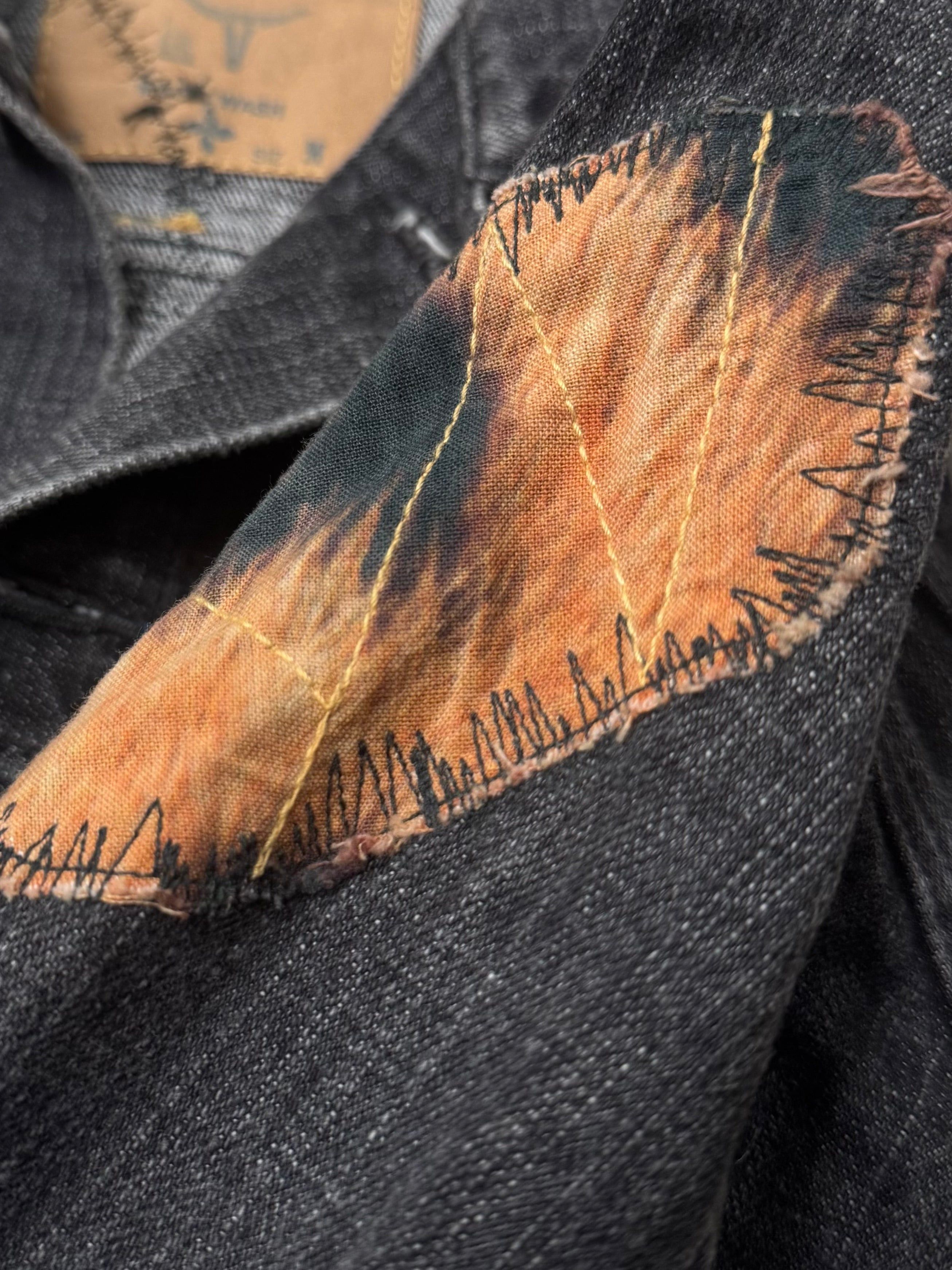 Yohji Yamamoto Vintage Yohji Yamamoto ‘Y’s’ X Spotted Horse Leopard Patch Denim Jacket Size US M / EU 48-50 / 2 - 2 Thumbnail