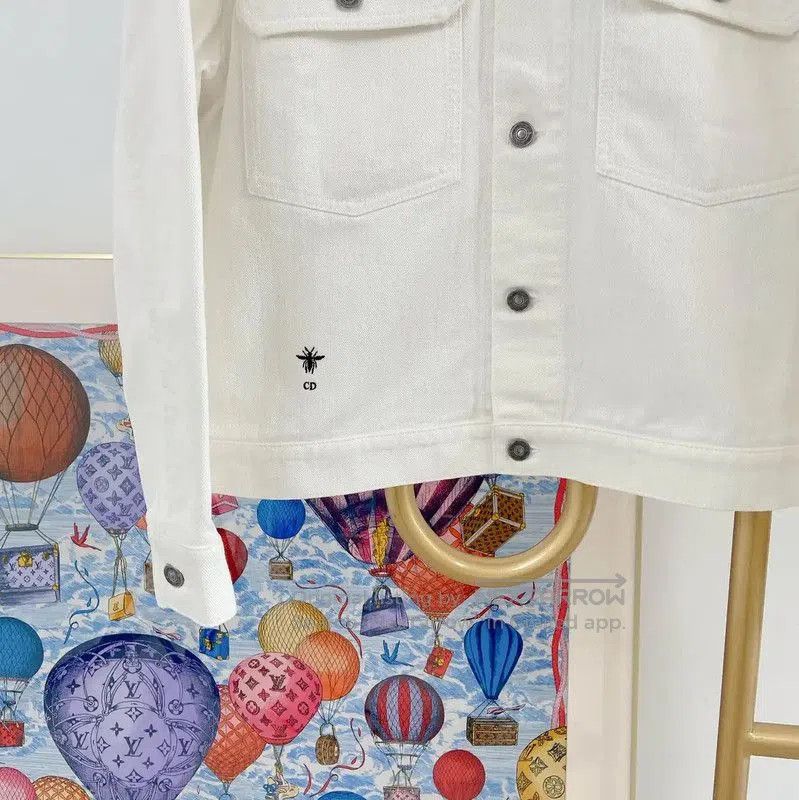 Dior Dior White Cotton Jacket for Women . Size XS / US 0-2 / IT 36-38 - 4 Thumbnail