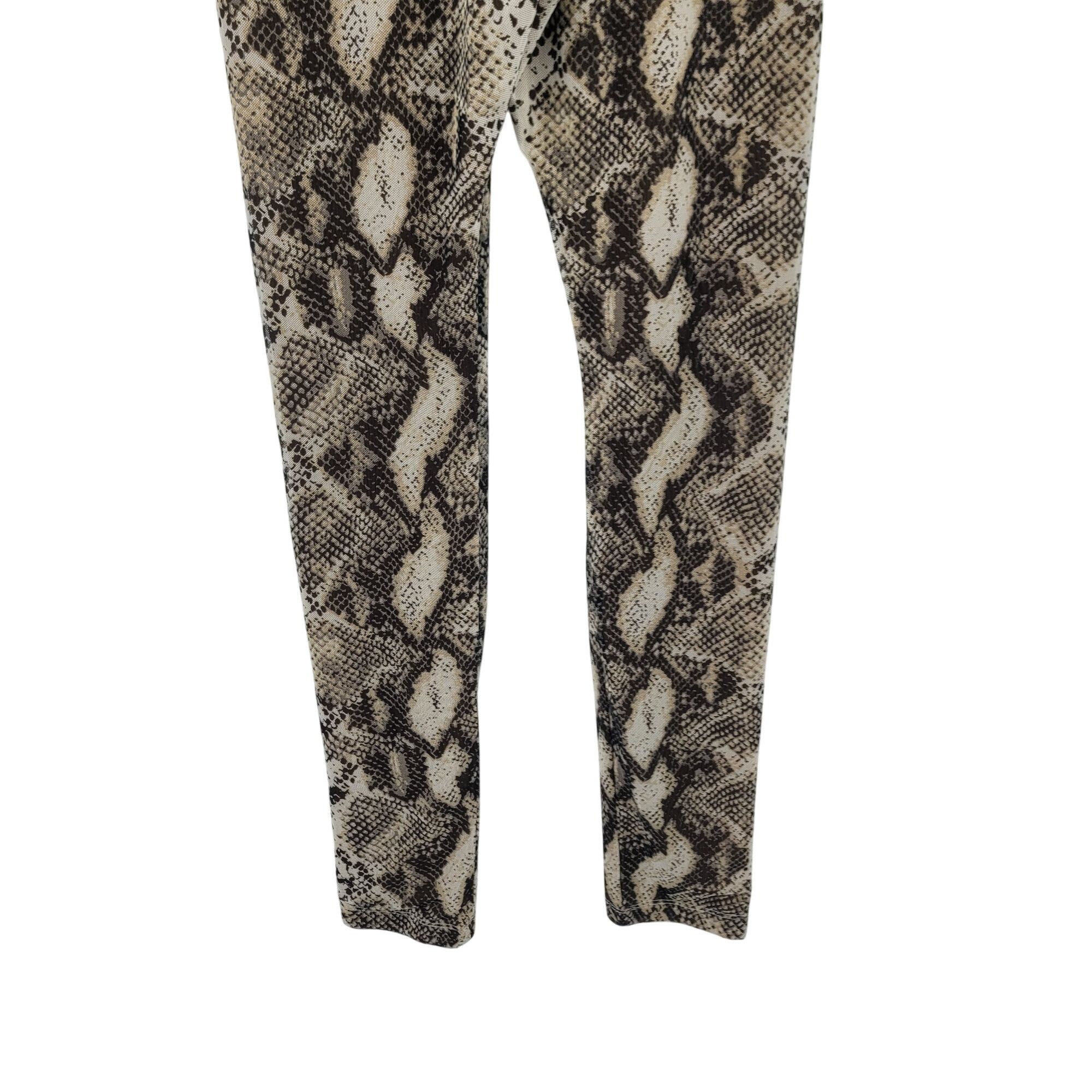 Designer JLuxlabel Snake Long Sleeve Wrap Bodysuit Leggings Set Sz M Size M / US 6-8 / IT 42-44 - 5 Thumbnail