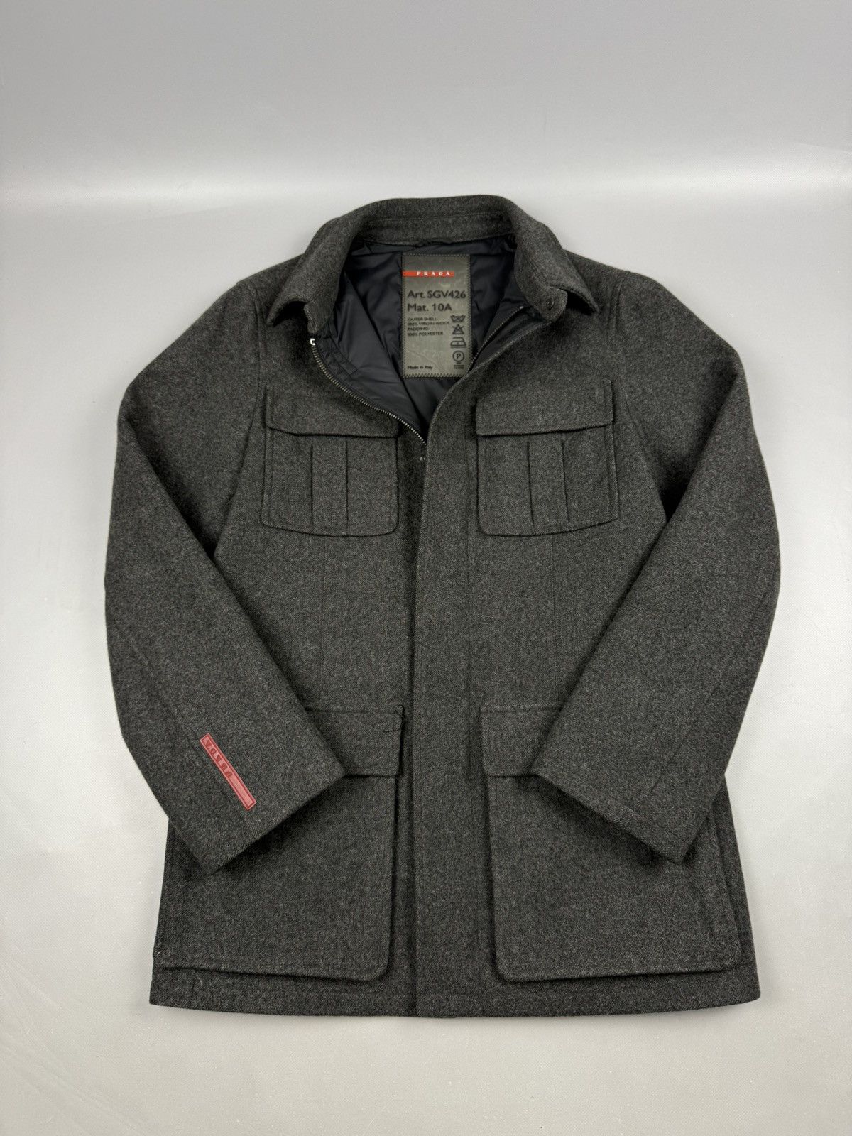 Prada Prada trench coat grey iconic model size S men Size US S / EU 44-46 / 1 - 3 Thumbnail