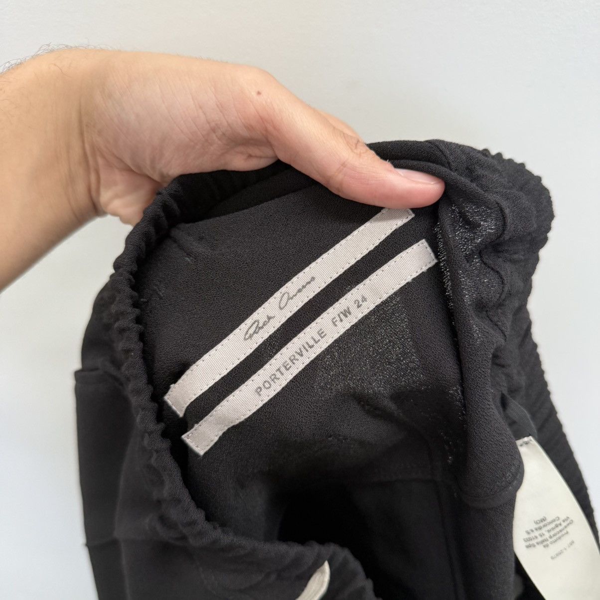 Rick Owens Rick Owens FW24 Drawstring Wool Pants (Size 46) Size US 32 / EU 48 - 8 Thumbnail