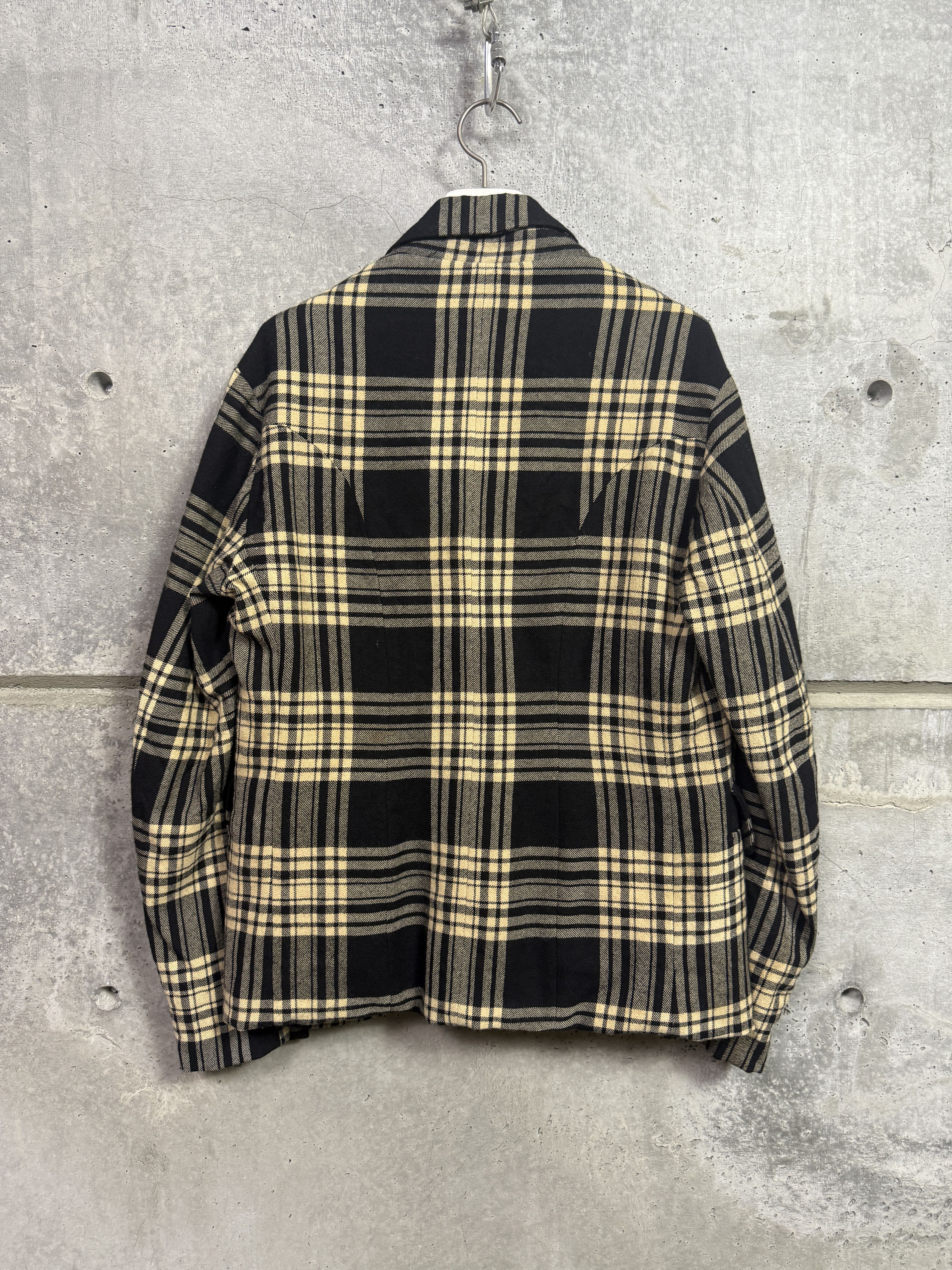 John Alexander Skelton John Alexander Skelton AW20 CVIII 1/9 Tea Dyed Plaid Jacket Size US M / EU 48-50 / 2 - 2 Thumbnail
