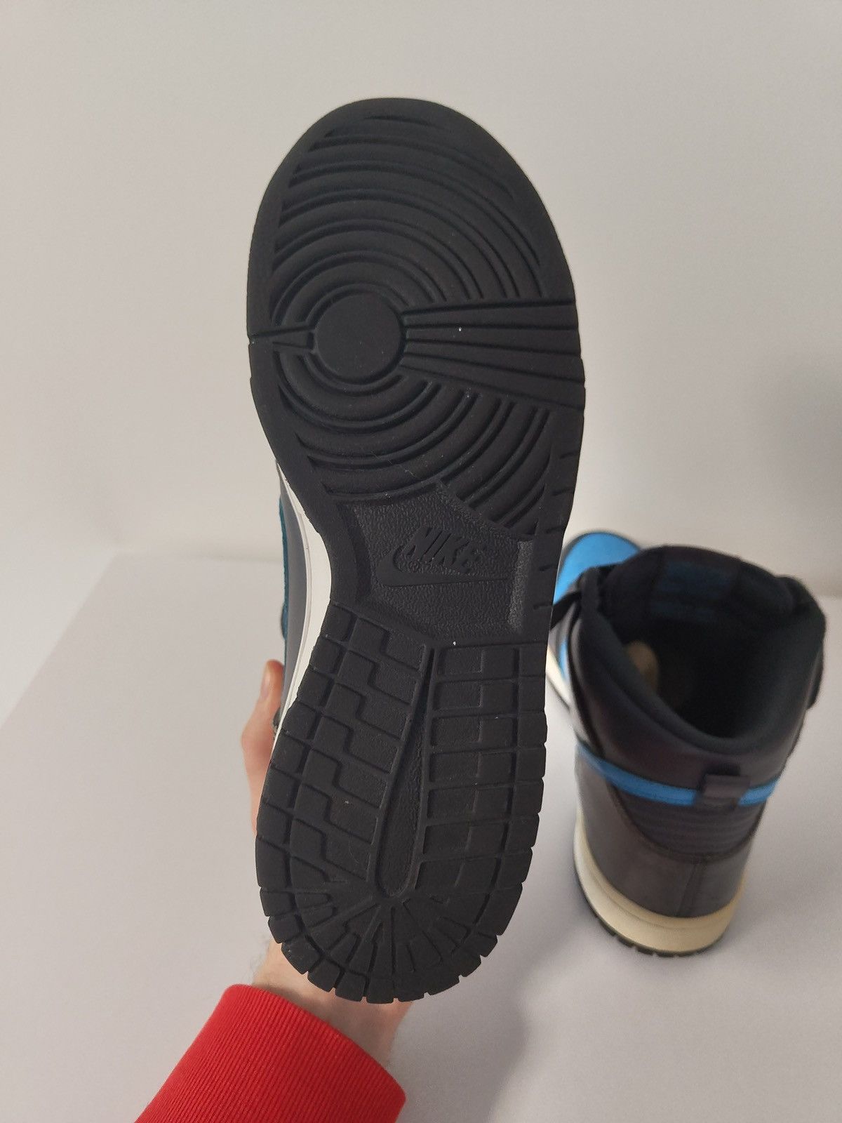 Nike 2010 Nike WMNS Dunk High Anthracite/Orient Blue-White Size US 10.5 / IT 40.5 - 8 Thumbnail