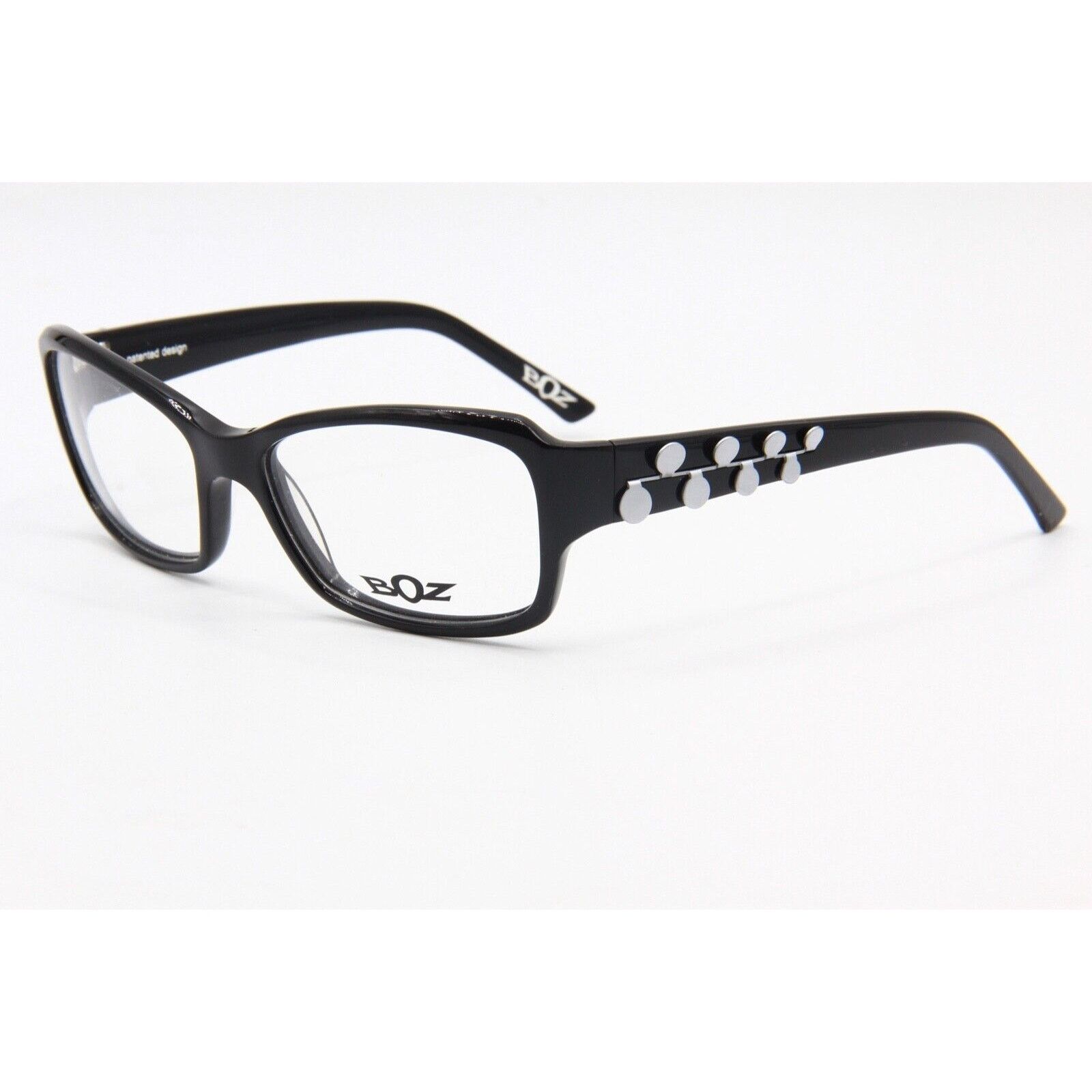 J.F. REY BOZ NICOLE 0000 BLACK AUTHENTIC EYEGLASSES FRAME RX 55-16 Size ONE SIZE - 3 Thumbnail