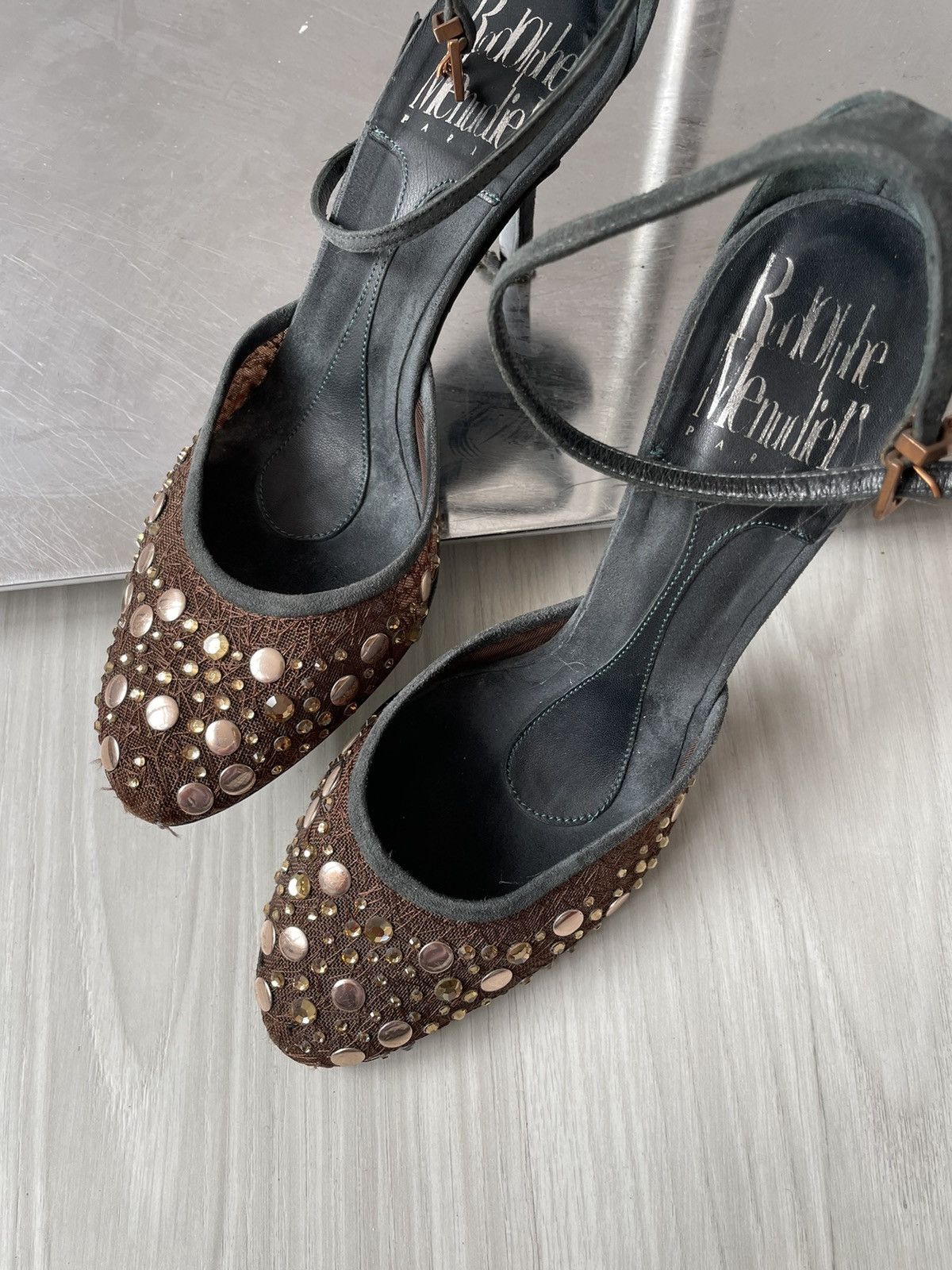 Vintage Rodolphe Menudier mules Size US 6 / IT 36 - 8 Thumbnail