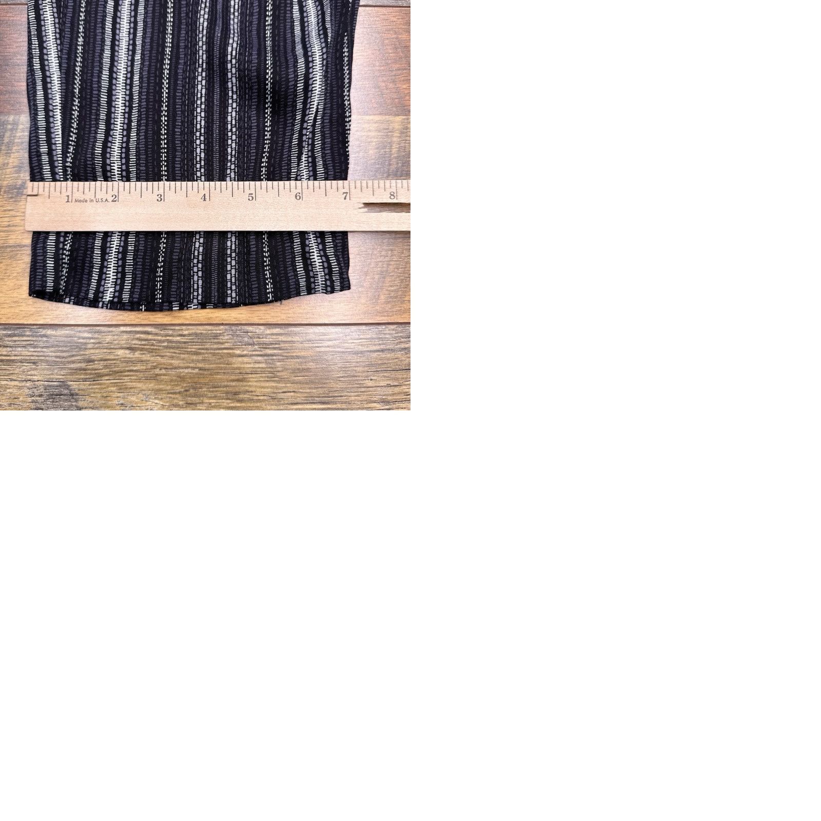 Jessica Simpson Jessica Simpson Cadie Pants Womens Large Black Striped High Rise New Size 36" / US 14 / IT 50 - 10 Thumbnail
