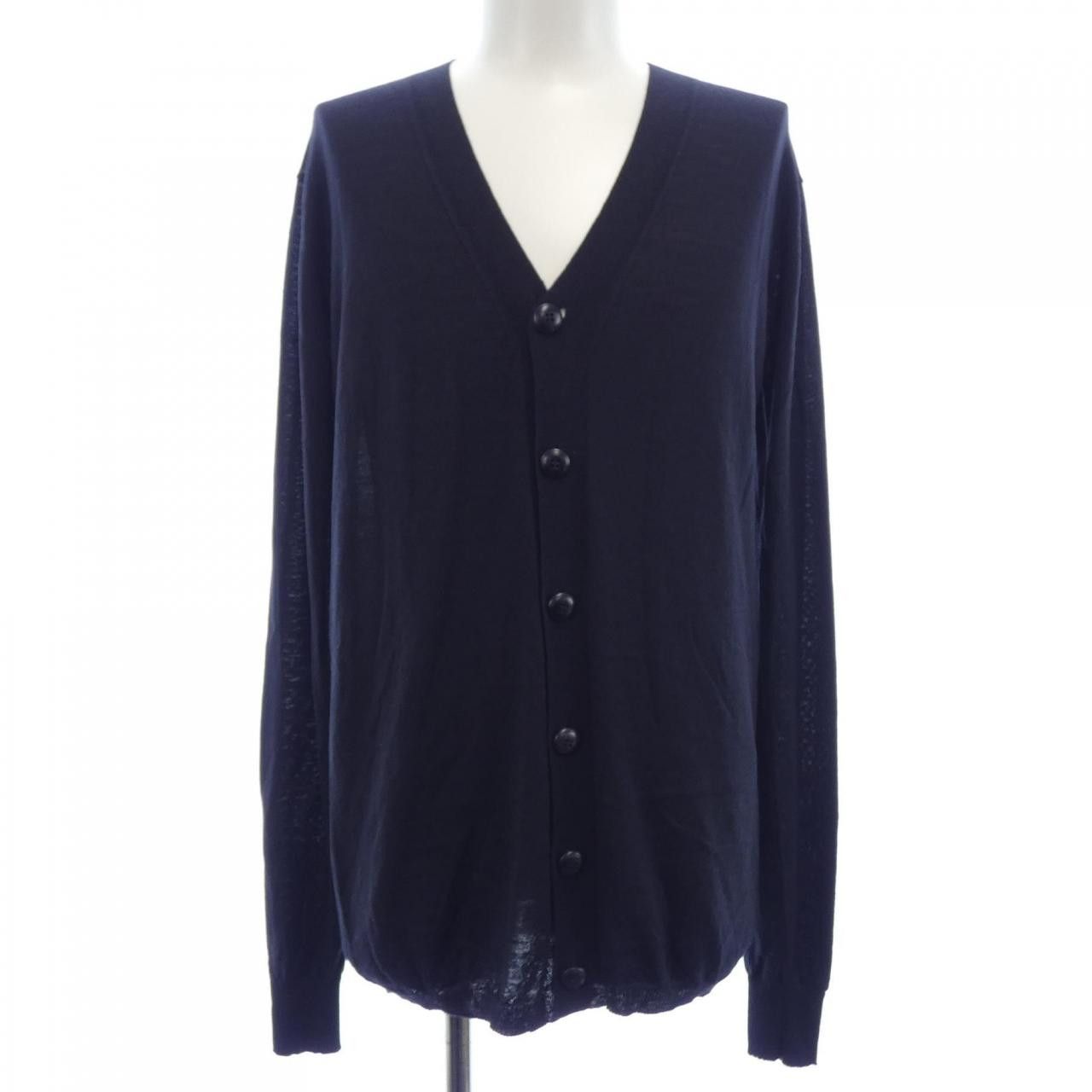 Rick Owens Rick Owens Rick Owens RU15F7614 Wool Cardigan Textile Tops RU15F7614 DUTY FREE for USA Size ONE SIZE - 1 Thumbnail