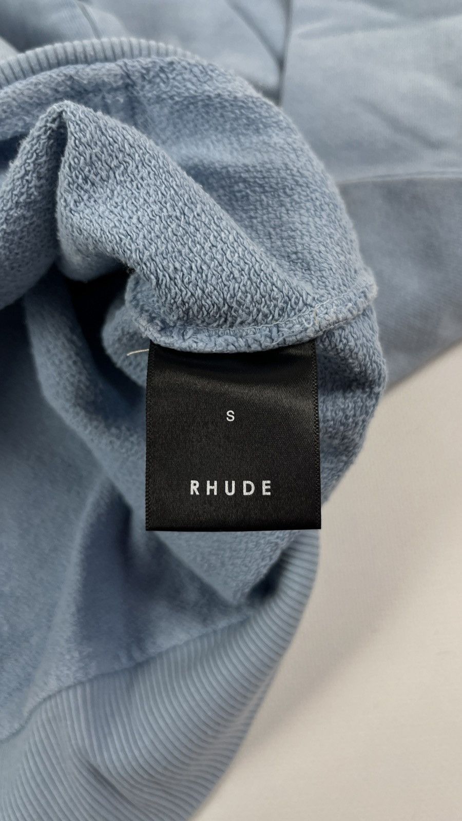 Rhude Rhude Oversized Washed Blue Hoodie Size US S / EU 44-46 / 1 - 8 Thumbnail