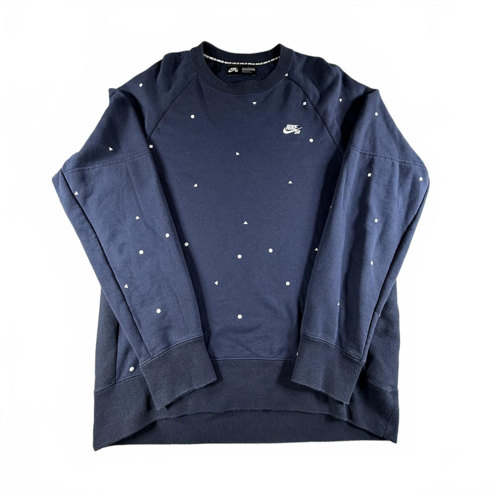 Nike Nike Sweater Men's L Navy SB Pullover Y2K Retro Vintage Size US L / EU 52-54 / 3 - 1 Thumbnail