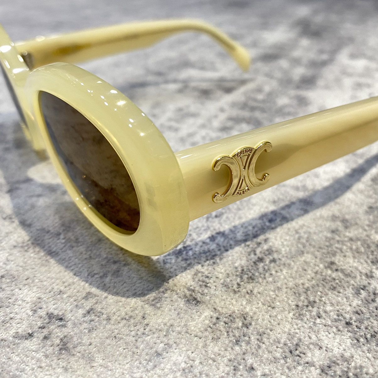 Celine CELINE Triomphe 01 Oval Sunglasses Size ONE SIZE - 2 Thumbnail