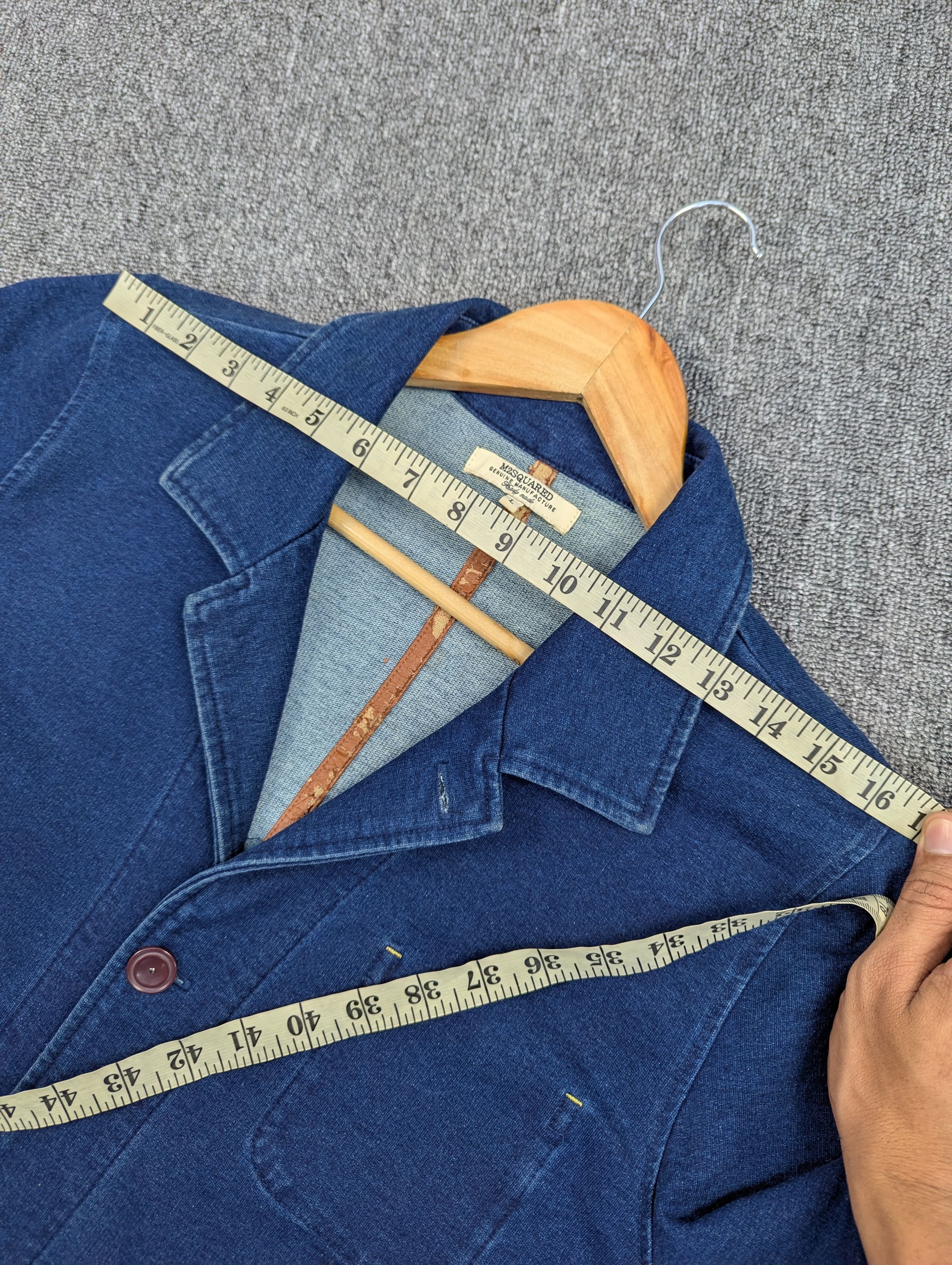 Japanese Brand M2squared Button Ups Chore Style Jacket Size L / US 10 / IT 46 - 16 Thumbnail