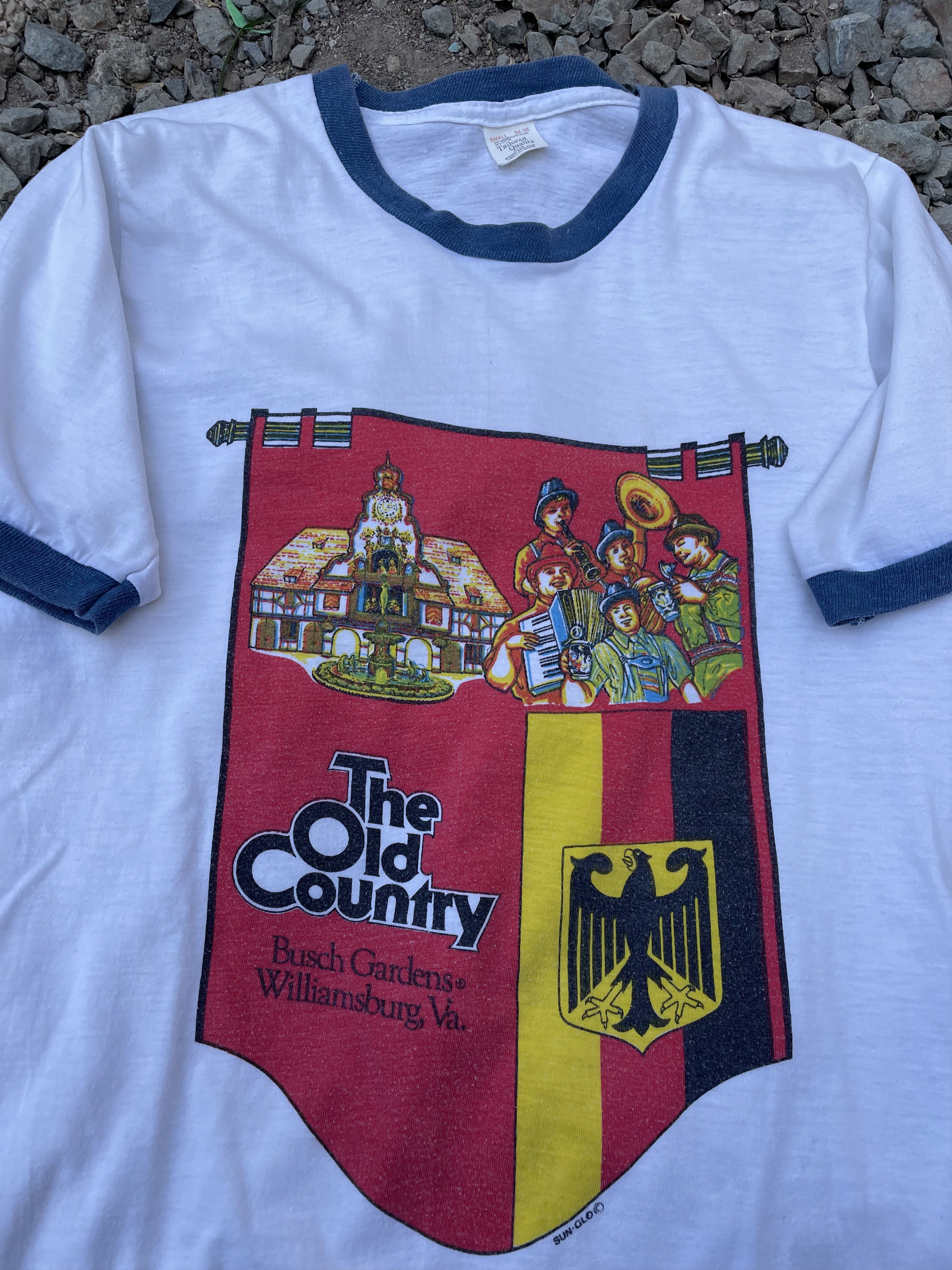 Vintage Vintage 70s The Old Country Ringer Shirt Size US S / EU 44-46 / 1 - 7 Thumbnail