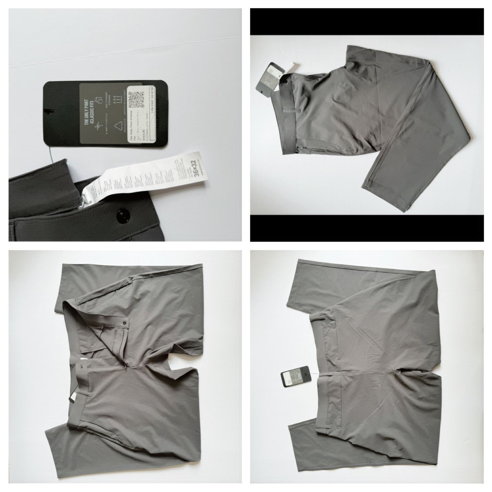 Fabletics Fabletics The Only Pant (Classic Fit) | Gray | 36x32 Size US 36 / EU 52 - 5 Thumbnail