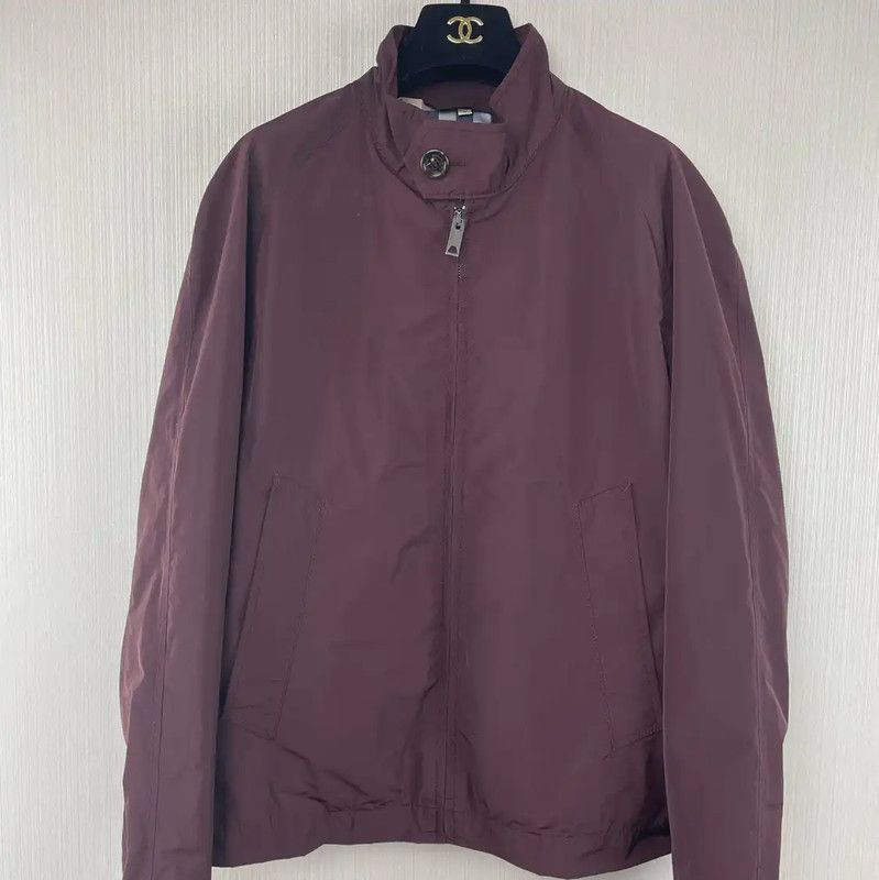 Burberry Burberry Men’s Maroon Nylon Jacket Size US M / EU 48-50 / 2 - 1 Thumbnail