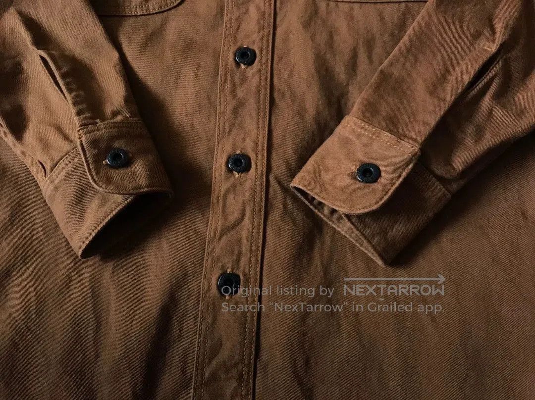Rising Sun & Co. Rising Sun Brown Work Shirt XS. Size US XS / EU 42 / 0 - 4 Thumbnail