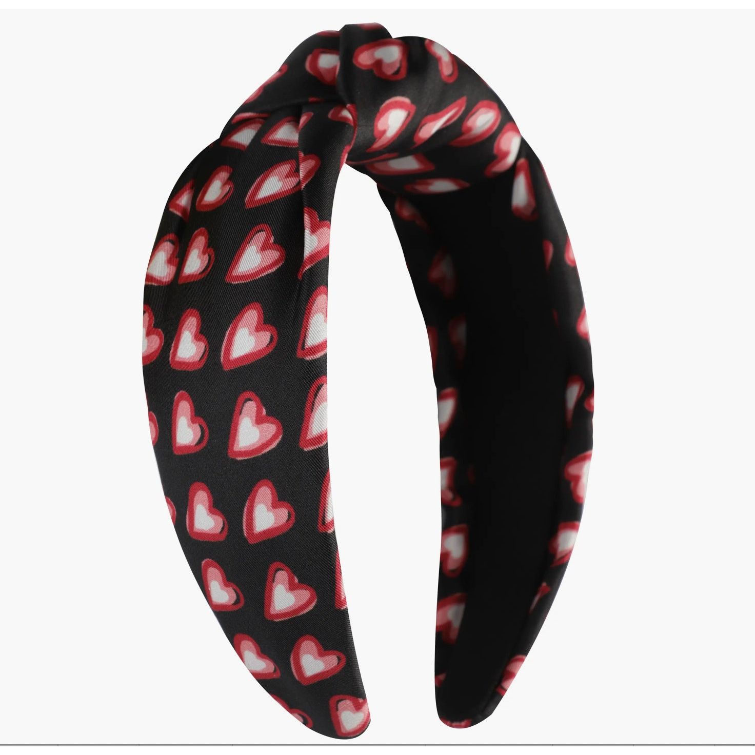 Kate Spade Kate spade Heart Print twisted knot silk headband Size ONE SIZE - 1 Thumbnail