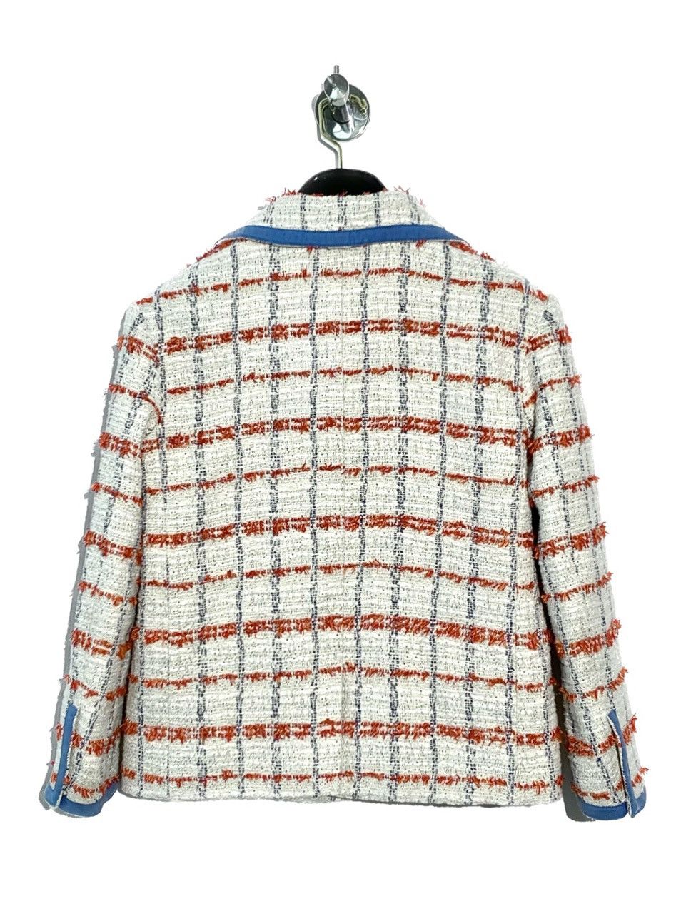 Sandro Sandro White Tweed Jacket (36) Size XS / US 0-2 / IT 36-38 - 6 Thumbnail
