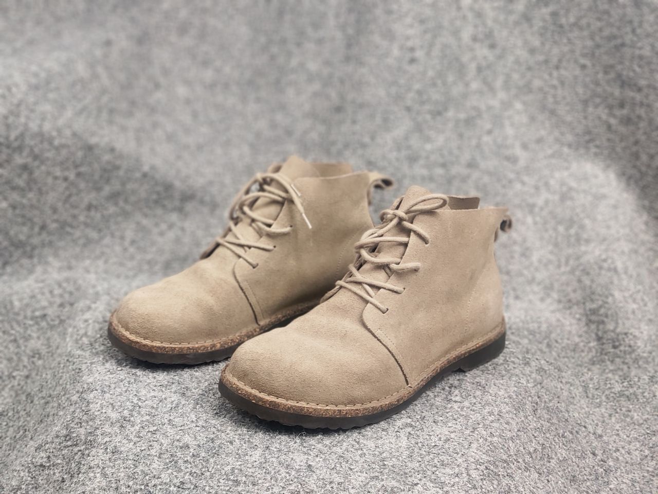 Birkenstock Birkenstock Uppsala Mid Boots suede leather taupe Lace Shoes Size US 10 / EU 43 - 10 Thumbnail