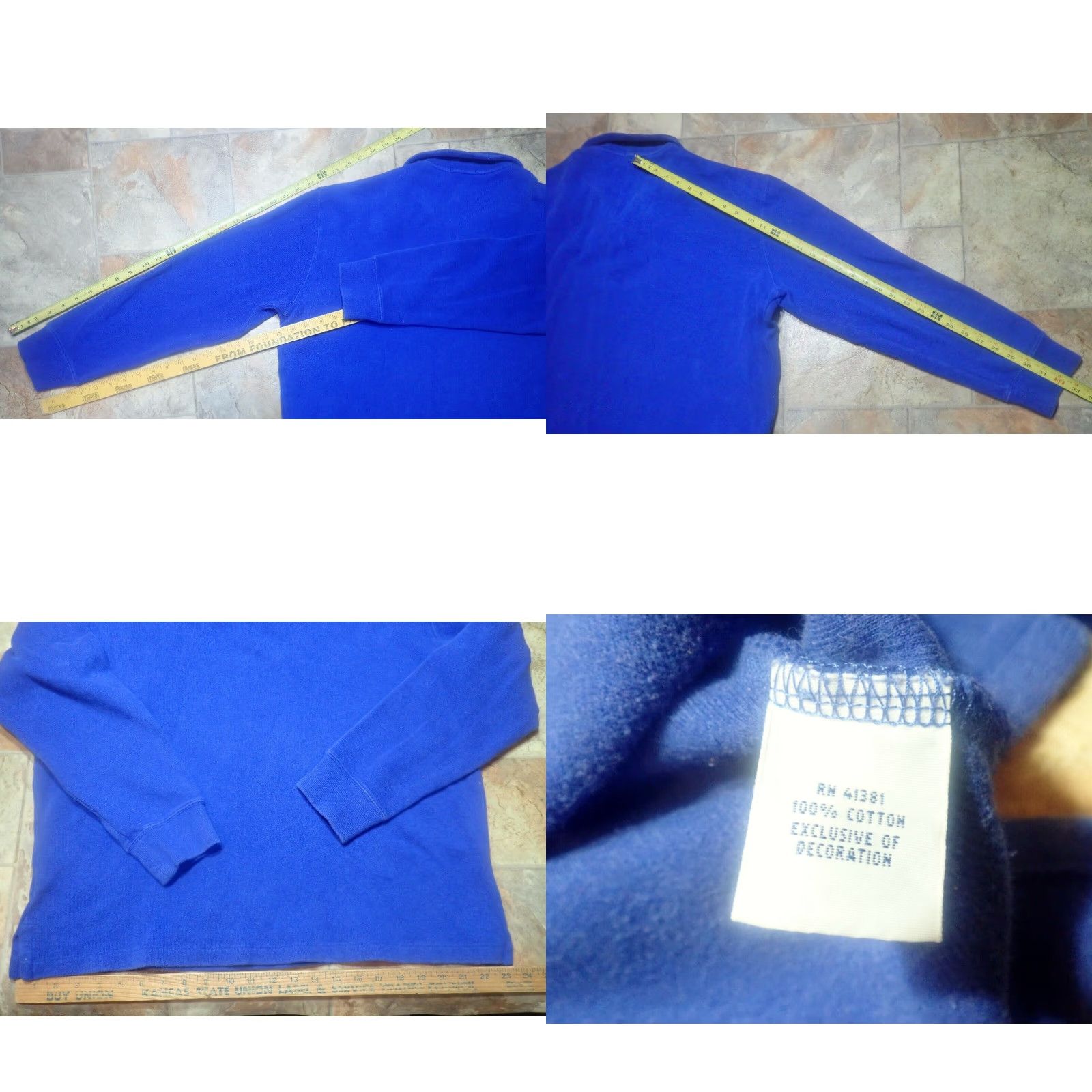 Polo Ralph Lauren Polo Ralph Lauren Polo Mock Neck Blue Pullover Sweatshirt Mens Large Embroidered Logo 1/4 Zip Knit Sweatshirt Size US L / EU 52-54 / 3 - 8 Thumbnail