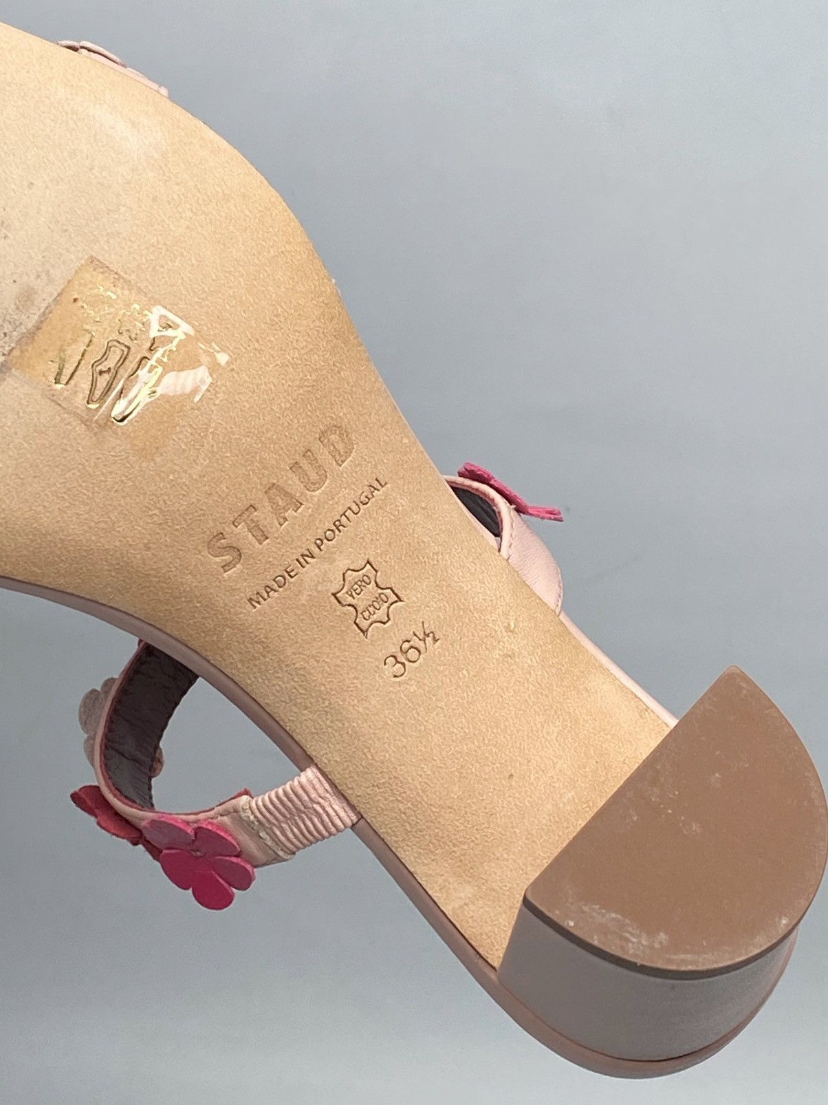 Staud STAUD Floral Leather Sandals size 36.5 Size US 6.5 / IT 36.5 - 11 Thumbnail
