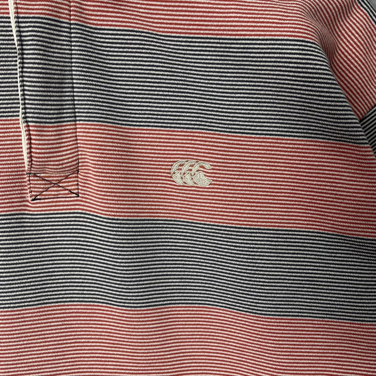 Canterbury of New Zealand Vintage 90s Canterbury of New Zealand Striped Rugby Shirt Size US L / EU 52-54 / 3 - 3 Thumbnail