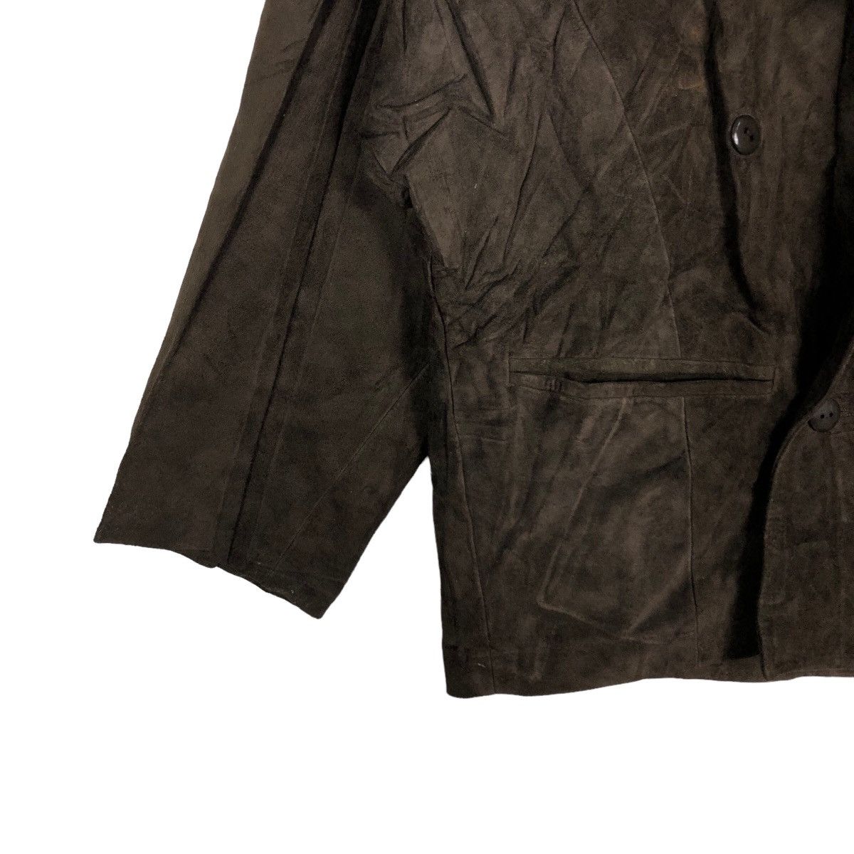 Vintage 🔥90s Made In France Genuine Leather Jacket Mathilde Jronina Size US M / EU 48-50 / 2 - 4 Thumbnail