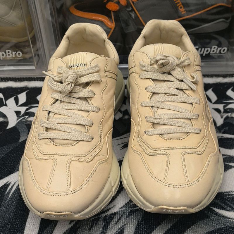 Gucci Gucci Rhyton Logo Low-Top Dad Sneakers - Size US 8.5 / EU 41-42 - 2 Thumbnail