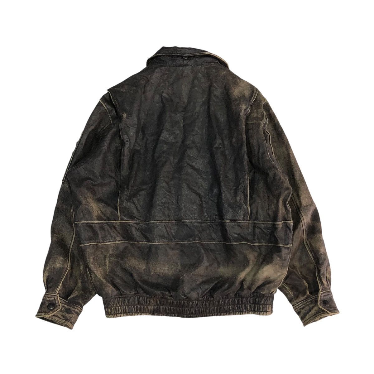 Japanese Brand 🔥VINTAGE BIKER LEATHER JACKET UNKNOWN BRAND ISSEY MIYAKE Size US M / EU 48-50 / 2 - 2 Thumbnail