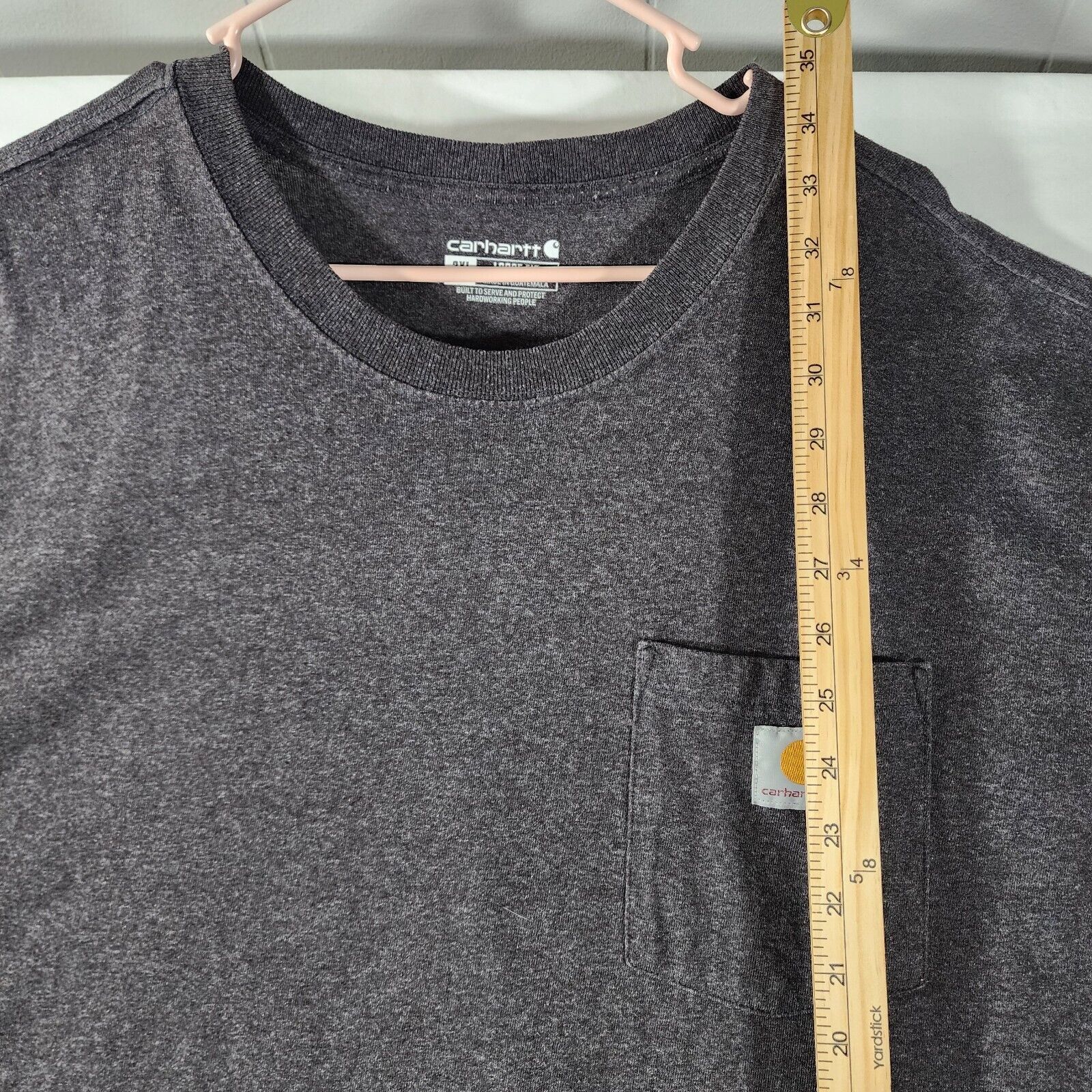 Carhartt Carhartt Shirt Mens 2XL Charcoal Gray Loose Fit Short Sleeve Size US XXL / EU 58 / 5 - 8 Thumbnail