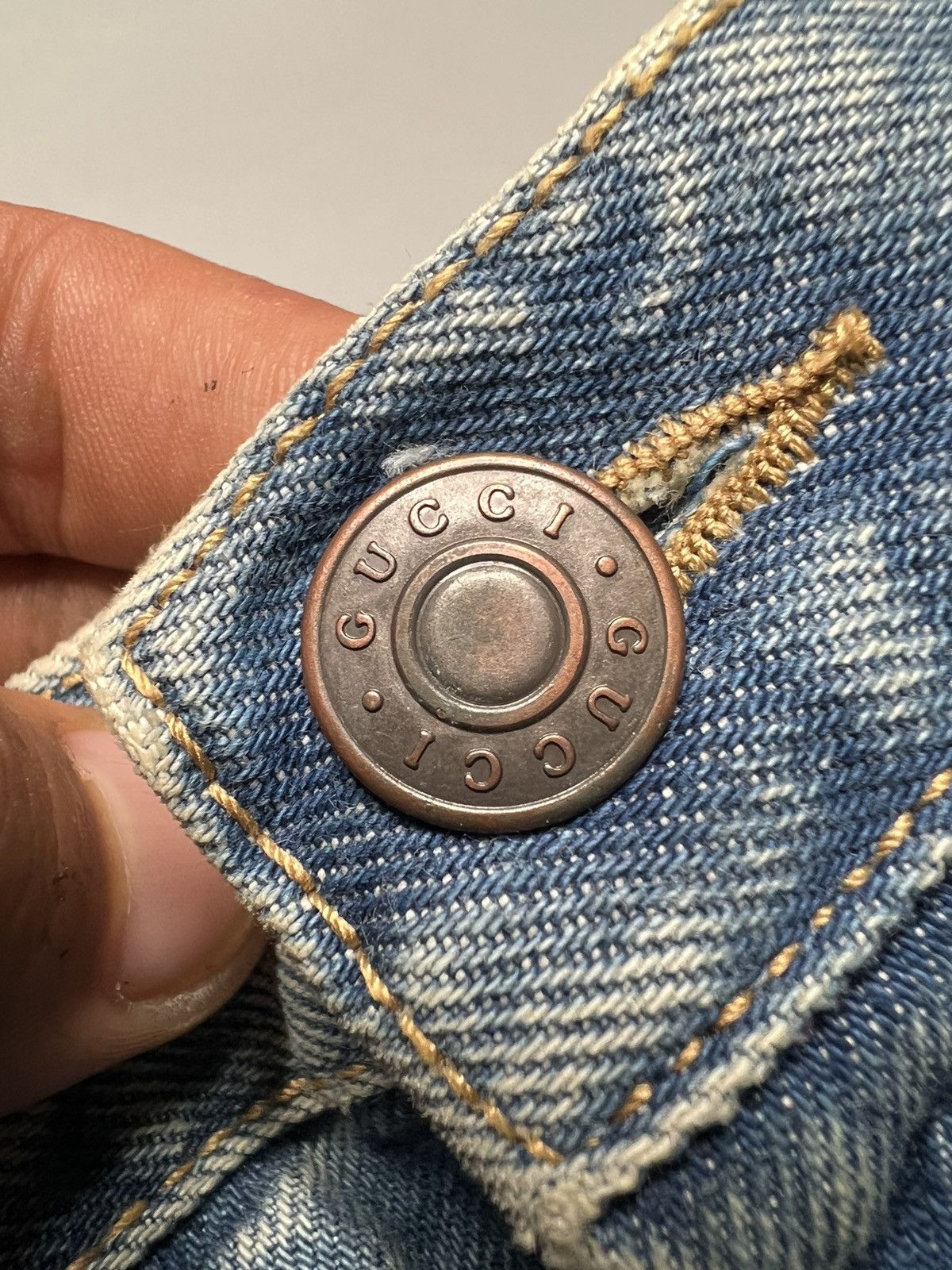 Gucci Gucci Marble Wash Jeans Size US 31 - 14 Thumbnail