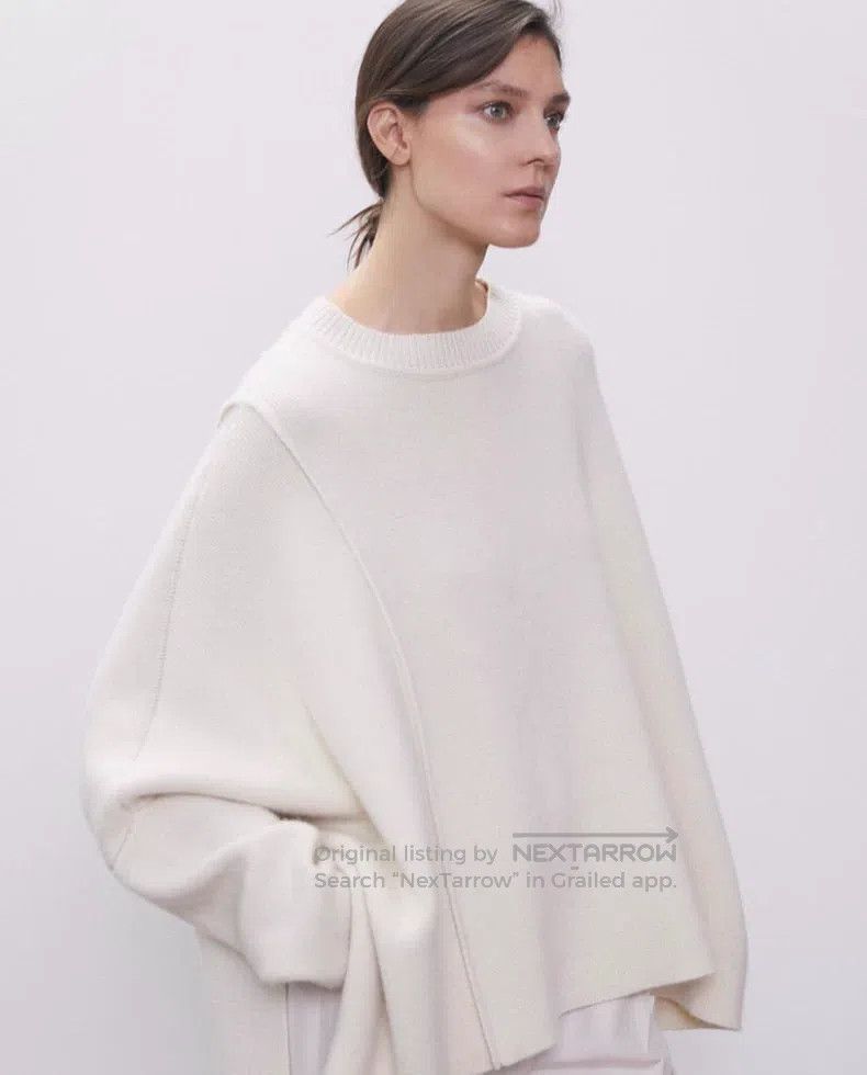 The Row The Row Loose Fit Brown Cashmere Knit Sweater Size XS / US 0-2 / IT 36-38 - 2 Thumbnail