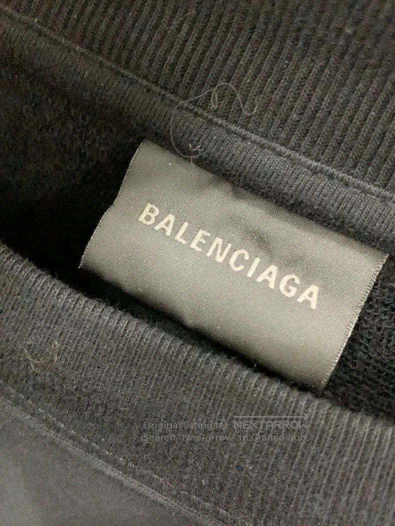 Balenciaga Balenciaga Black Logo Sweatshirt Size 2. Size US S / EU 44-46 / 1 - 2 Thumbnail