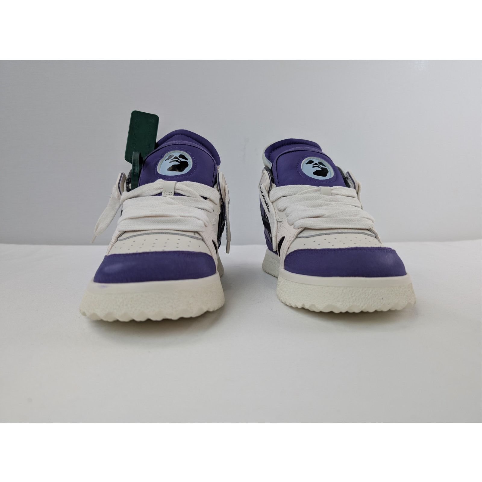 Off-White o1rshd1 Mid Top Sponge Sneakers in Purple/Black Size US 7 / EU 40 - 10 Thumbnail