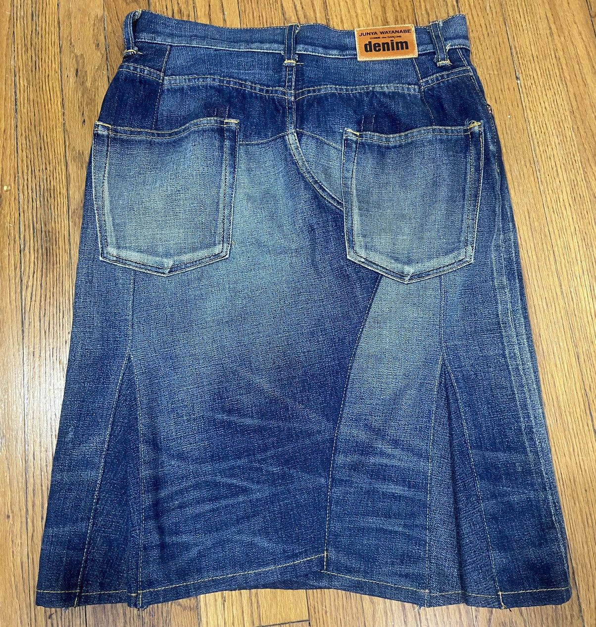 Comme des Garcons × Japanese Brand × Junya Watanabe Junta Watanabe x Comme Des gaeçons Denim Skirt Size 26" / US 2 / IT 38 - 3 Thumbnail