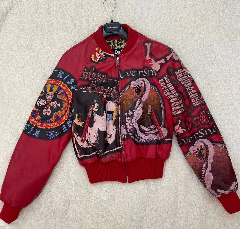 Dolce & Gabbana RUNWAY A/W 2001 LEATHER JACKET Size M / US 6-8 / IT 42-44 - 2 Thumbnail