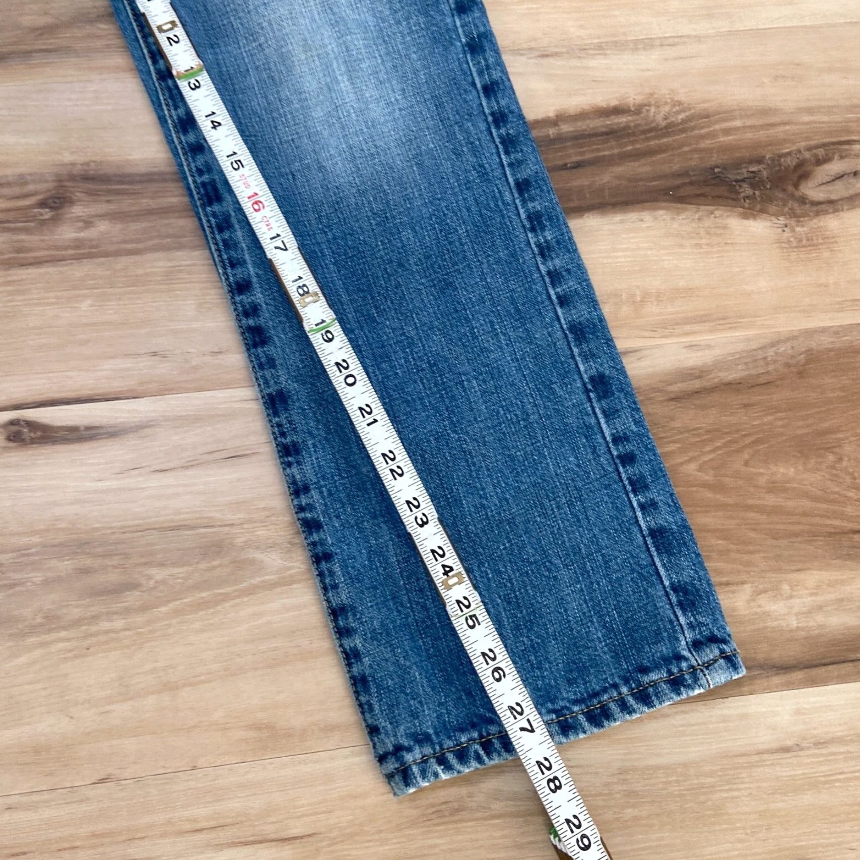 American Eagle Outfitters American Eagle Outfitters Slim Straight Jeans 26/28 Denim Blue Mens Jeans Slim Straight Zip 26 Inseam 28 Size US 26 / EU 42 - 4 Thumbnail