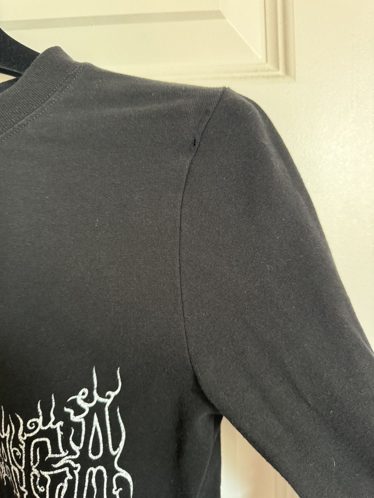 Balenciaga Balenciaga Spring 24 Darkwave Heavy Metal Fitted Longsleeve Size US L / EU 52-54 / 3 - 8 Thumbnail